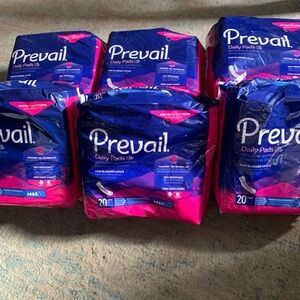 Prevail Daily Pads -20 count per pack 12 pkgs= 240 pads only $15 great 😊 deal.